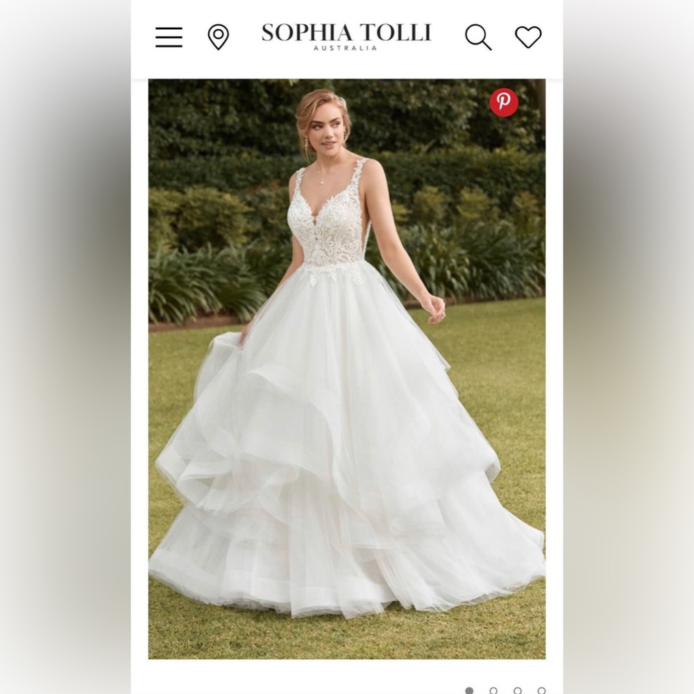 Used Sophia Tolli wedding dress